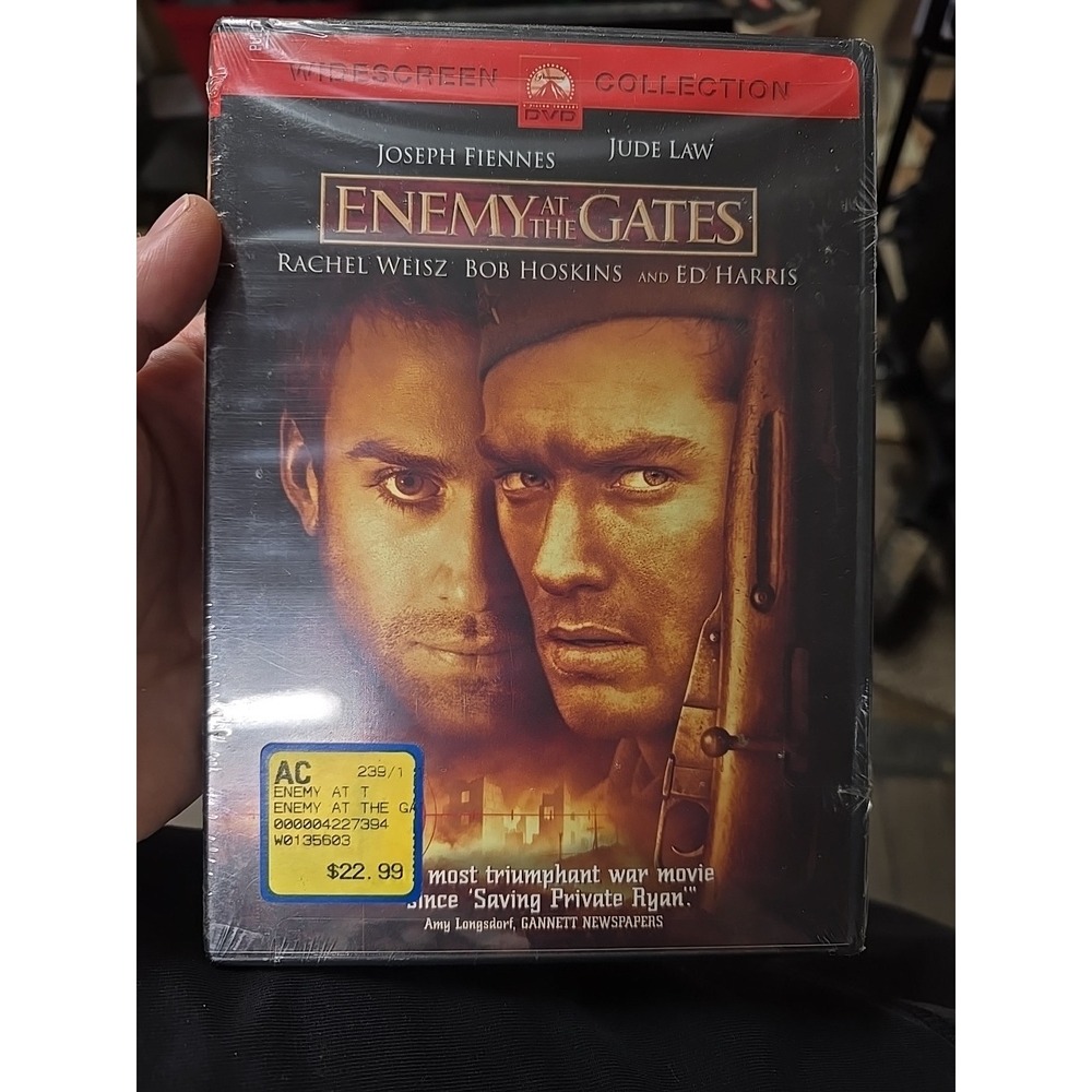 Enemy at the Gates (DVD, 2001) Brand New Sealed Never Opened